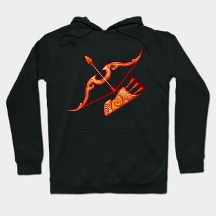 Zodiac Sign of Sagittarius Hoodie